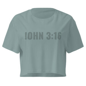 Women’s crop top - John 3:16